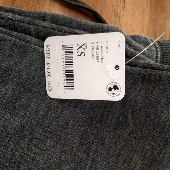 Free people sweatpants, size XS, black washed - Picture 2 of 3